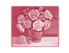 (roses engraving)